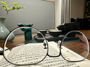明月镜片 眼镜近视女修颜时尚钛架配镜防蓝光护目高清定制眼镜框36055 镜框+1.60明月PMC镜片 实拍图