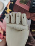 柏伦斯漫画小木人模型木头人素描绘画木偶人关节人偶模型木手人体模型美术用室内摆件 10英寸【24cm】女人右手 实拍图