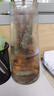 玻璃花瓶透明植物插花瓶水培容器大花瓶装饰客厅学生宿舍摆件 锥形竖条纹花瓶1个装 实拍图