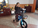 贝琦童（BEIQITONG）儿童自行车单车2-3-4-6-9-10岁男孩童车中大童女孩小孩宝宝脚踏车 尊享蓝【一体轮】暴君轮靠背后座 14寸适合身高(90-105)CM 实拍图