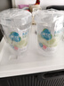 茶花（CHAHUA）牛奶杯子微波炉加热带盖塑料杯儿童中号带把手杯子加厚冷饮奶粉杯 2只装带盖 450ml 实拍图