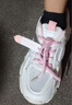 李宁热女童鞋子2026夏季新款儿童小白鞋大童女孩运动鞋网面跑步鞋老爹鞋 999粉色单鞋款 31 码 实拍图