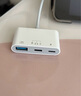 JOWOYE苹果手机平板转接头iPhone/iPad转换器lightning转USB3.0外接U盘鼠标键盘电子琴声卡OTG相机转换线 实拍图
