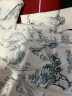 维多利亚的秘密田曦薇同款 夏季宅度假水光绸家居服丝滑凉感长袖长裤睡衣套装女 43K9淡雅青-印花 11221502 XXS 实拍图