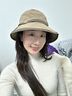 苏木佰（SOMUBAY）夏季轻薄速干防晒帽2025洋气时尚渔夫帽凉帽遮脸出游太阳帽母亲节 卡其色【优质面料】 有送防风绳 M(56-58cm)可调节大小 实拍图