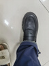 爱步（ECCO）厚底乐福鞋女倪妮同款英伦风一脚蹬厚底增高牛皮女鞋 踪迹220723 黑色22072301001 39 （尺码偏小） 实拍图