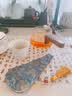 茶皇子茶包小剪刀家用不锈钢复古镀金剪刀功夫茶具配件 镀金茶剪（锦缎布套） 实拍图