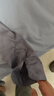 罗蒙（ROMON）【桑蚕丝免烫】长袖衬衫男士白衬衫修身衬衣商务职业男装灰色43 实拍图