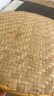 极景竹簸箕筛子 竹青款60cm 竹制品家用圆簸箕竹匾晾晒绘画装饰道具   实拍图