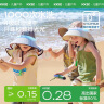 kocotreekk树儿童防晒帽防紫外线小孩披风帽大檐遮阳帽夏季户外海滩鳄鱼 晒单实拍图