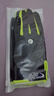 炫世柠檬 手套男户外登山攀岩防滑耐磨全指手套徒步爬山夏防晒运动骑行女 黑绿色  斜条纹 L 实拍图