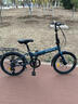 凤凰折叠自行车成人20寸男女式超轻便携变速免安装代驾可放后备箱单车 折叠车-奢华蓝【免安装/送货上门】 禧玛诺7速 20英寸【推荐身高130-190CM】 禧玛诺7速【正新胎+可放后备箱】 实拍图