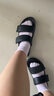 爱步（ECCO）拖鞋女外穿居家两用 倪妮同款夏季软底泡芙鞋一字凉拖 科摩206663 黑色20666301001 39 （偏小，建议选大一码） 实拍图