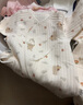 婧麒（JOYNCLEON）新生儿婴儿衣服夹棉春秋满月纯棉初生宝宝秋装连体衣早秋a类秋季 树叶熊 52cm 实拍图