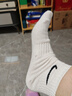 耐克耐克袜子 男女运动袜 中筒 吸汗AJ篮球袜跑步棉袜 3双装中袜【白色】SX7677-100 M (38-42码) 实拍图