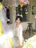 舒芳蝶（shufangdie）碎花吊带连衣裙2026夏季新款女装收腰气质防晒开衫两件套装裙女春 米白色开衫+紫色碎花吊带裙 M 实拍图