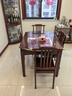 沃林格餐桌 新中式实木餐桌椅组合现代简约中国风跳台伸缩餐台饭桌809 1.35米餐桌 一桌4椅 实拍图