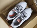 安踏男鞋运动鞋子男士冬季皮面防泼水透气轻便软底白色跑步休闲鞋 【防泼水皮面】浮云灰/浅银灰-1 40 实拍图