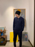 Charm Kendo官网80支超细旦莫代尔奢享男士睡衣秋季家居服男套装柔软春秋套装 藏青【莫代尔家居服套装礼盒款】 送老公实用高级感 XL(130-155斤) 实拍图