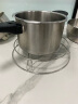 本王（BW）厨房置物架家用多功能不锈钢锅架蒸蛋架加厚隔热防烫收纳架蒸架 正反两用星星款大号 实拍图