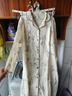 9i9孕妇待产裙夏薄哺乳睡裙纯棉纱布睡衣月子服产后妈喂奶产妇服A28 实拍图
