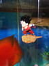 LISM鱼缸造景悬浮摆件潜孙悟空桃白白观赏饰品漂浮创意水族箱装饰 桃白白(带鱼线和球) 实拍图