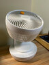 amadana桌面3D空气循环扇磁吸式全功能遥控电风扇清新空气节能左右上下全自动摆头日系机身设计A-FC013DR 富士白 实拍图