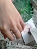 DR情侣对戒莫桑石钻戒银镀铂金情侣款求婚结婚婚戒送女友节日礼物 排钻对戒 闭口（联系客服） 实拍图