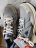 KAPPA复古潮流跑鞋厚底显高缓震老爹鞋男女同款情侣运动鞋子 鲨鱼灰/驼丝绵棕/莫兰迪蓝 40 (250mm) 实拍图