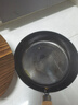 章丘铁锅 老木匠手工杉木炒锅盖炭化木质实木锅盖 炒锅专用 26cm 实拍图