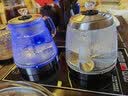 妙胜 智能全自动上水壶电热水壶烧水壶玻璃电水壶电茶壶茶台烧水壶一体茶具套装功夫茶壶 0.9L 黑色三合一 实拍图