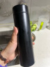 炊大皇 保温杯 316L医用级不锈钢茶水分离商务便携保温杯 黑色 490ml 实拍图