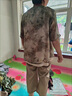 啄木鸟中老年人女装奶奶装夏季t恤50-60岁妈妈装春秋洋气套装老太太衣服 190款浅绿上衣+米色阔腿裤 XL 建议 90-105斤 实拍图