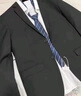 传奇保罗西服套装男三件套修身商务西装职业正装套装男新郎伴郎结婚礼服 黑色西装三件套+【大礼包】 6XL 【175-190】 实拍图