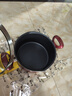 炊大皇汤锅不粘锅奶锅炖锅粥锅煮锅电磁炉燃气灶明火通用 溢彩不粘汤锅 22cm 实拍图