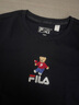 FILA 斐乐女装官方女士短袖T恤夏季休闲运动内搭t恤运动上衣 传奇蓝-F51W328152FNV M （165/84A/M） 实拍图
