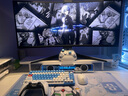 PlayStation索尼 PS5手柄 国行原装配件 游戏手柄 方向盘 PC电脑游戏手柄 PS5原装手柄（白色）＋连接线 实拍图