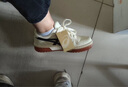 亚瑟士ASICS男鞋女鞋运动休闲鞋复古篮球鞋百搭板鞋 COURT MZ 米白色/黑色 42.5 实拍图