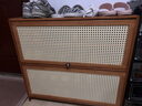 木马人门口鞋柜简易客厅玄关柜子多层小鞋架简约家用入户换鞋凳置物架 【透气翻门】五层80长 实拍图