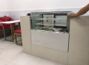 乐创（lecon） 蛋糕柜展示柜商用冷藏玻璃陈列柜水果寿司保鲜市柜 白色直角后开门款-风冷无霜+加湿除雾 0.9米台式经典款 实拍图