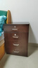 虎牌保密柜密码床头柜柜带锁文件柜办公柜60.5cm胡桃色 实拍图