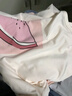 都市丽人女士家居服短袖套头套装春秋柔软亲肤细腻水果印花牛奶丝居家T恤女2H22B6 马卡龙粉 XL 实拍图