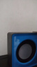【有线音响】电脑台式低音炮 家用桌面笔记本小音箱 USB多媒体高音质 蓝色 [线长约65cm] 实拍图