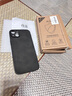 尚苏 适用 iPhone14plus手机壳苹果14plus保护套防摔镜头全包简约轻奢羊巴皮硅胶女男款皮套黑色 实拍图