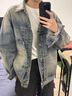 Levi's®SilverTab™25年春夏新款男士美式复古时尚牛仔夹克外套 蓝色 004GJ-0000 L 实拍图