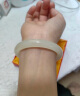 净心石【母亲节礼物】和田玉手镯女款平安镯 内径约57-58mm 实拍图