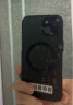奶小鸭 【AG磨砂】适用苹果14手机壳 iphone14保护套magsafe磁吸充电超薄磨砂全包防摔男女款 石墨黑 实拍图