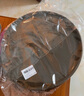 海伊朵 防滑圆形加厚托盘塑料餐厅饭店餐盘酒店酒吧KTV专用杯子酒杯托盘 棕色圆形 35CM 实拍图