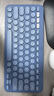 罗技（Logitech）时尚系列K380蓝牙键盘 无线键盘Mac笔记本平板IPAD电脑静音键盘安卓手机多设备超薄家用巧克力按键 品月蓝-for Mac 实拍图