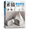 经典全集《素描基础教程》自学入门教材书籍铅笔手绘画画册本从单个体石膏几何体成人美术临摹范本到精通人物 实拍图